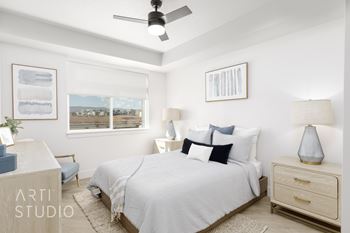 Bedroom with window